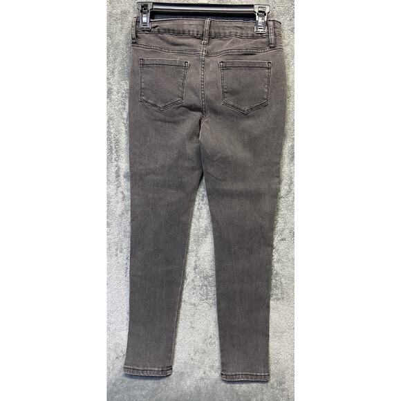 Cat & Jack Jeans Girls 12 Flip Sequin Star Skinny Super Stretch Adjustable Waist - Picture 4 of 8